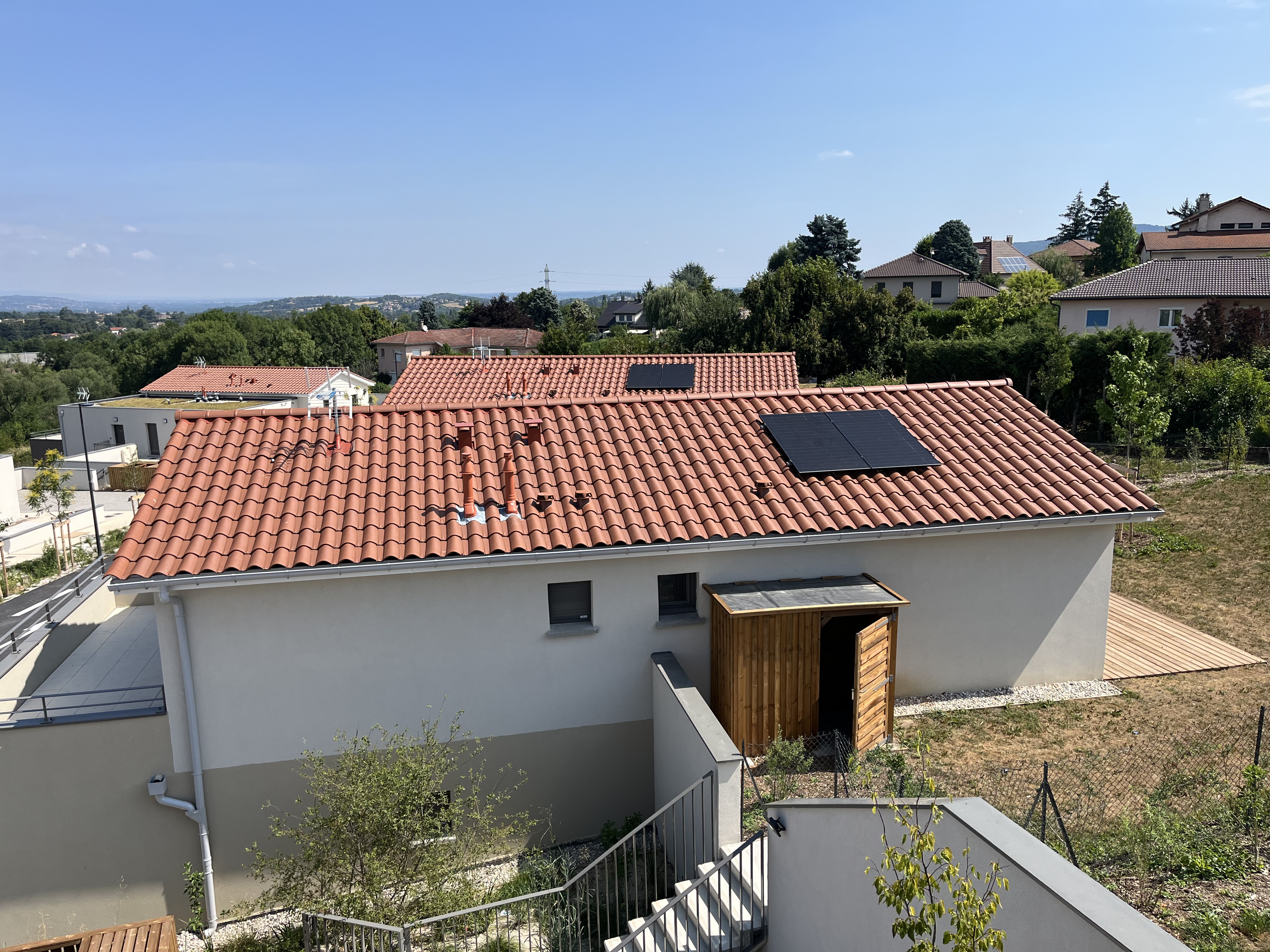 Installation de panneaux solaires